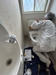 トイレ空間がすっきりするキャビネット付リフォレ 世田谷区U様邸 トイレ空間がすっきりするキャビネット付リフォレ 世田谷区U様邸